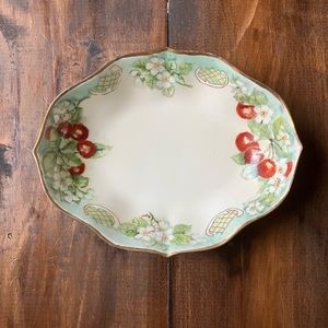 Cherries and Blossoms Pretty Vintage Bowl - Kaiser W. Germany Fine Porcelain